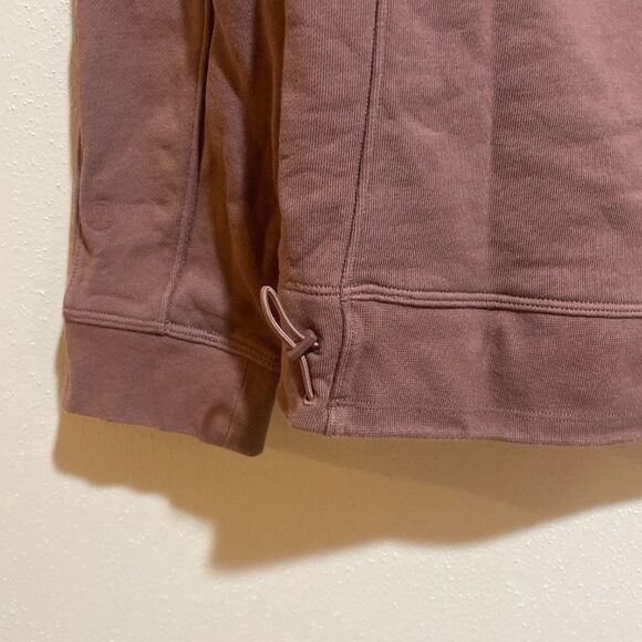 Lululemon Mens Size S French Terry Oversized Long Sleeve Crew Smoky Topaz - Picture 9 of 10